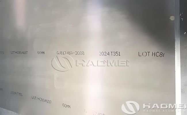 2024 aluminum sheet in aircraft construction